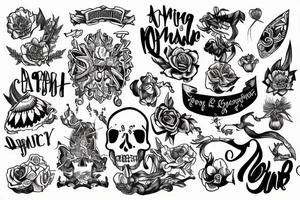 writing tattoo idea