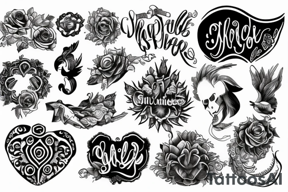 writing tattoo idea