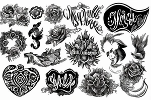writing tattoo idea