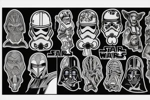 Star wars dark side imperial tattoo idea