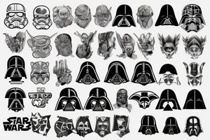 Dark side of the force tattoo idea