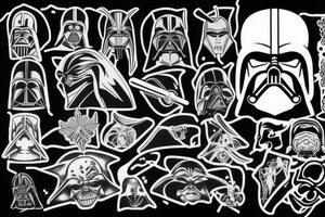 Dark side of the force tattoo idea