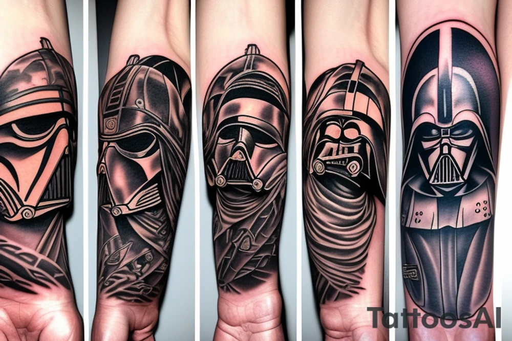Dark side of the force tattoo idea