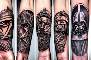 Dark side of the force tattoo idea