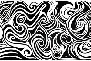 Waves tattoo idea
