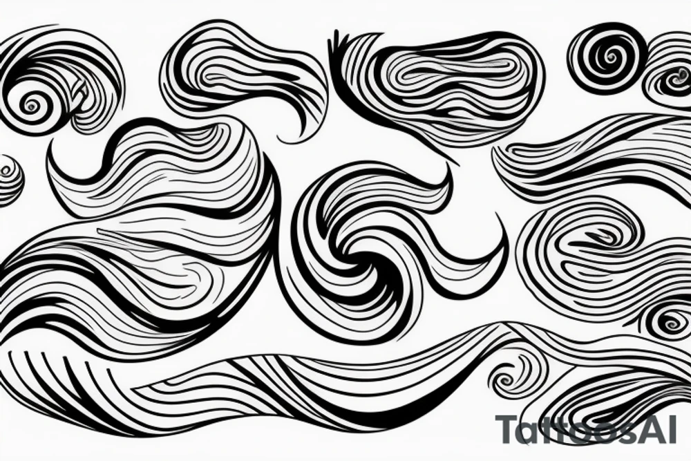 Waves tattoo idea