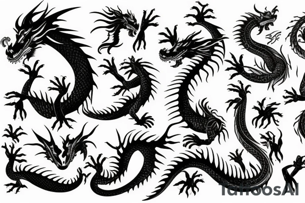 Dragon tattoo idea