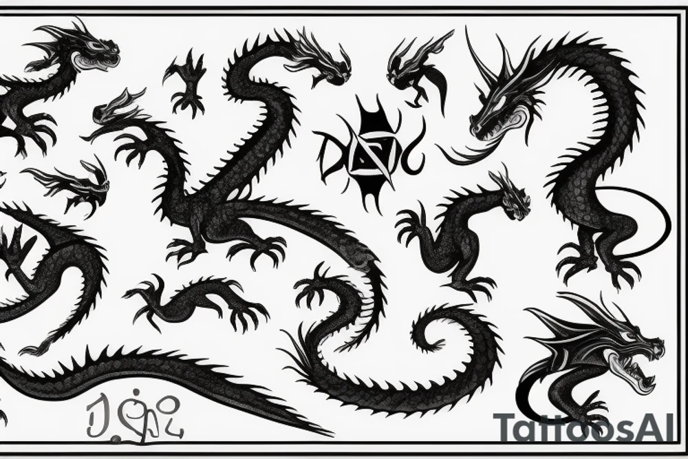 Dragon tattoo idea