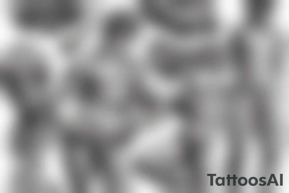 Statue of David from JoJo's Bizarre Adventure Opening tattoo idea