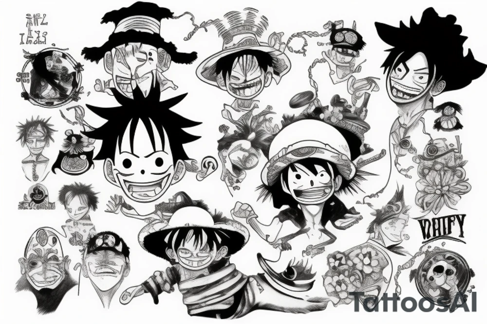 Luffy tattoo idea