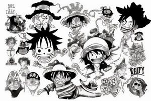 Luffy tattoo idea