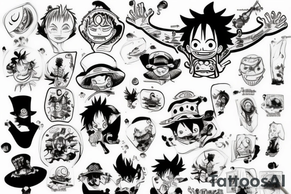 Luffy tattoo idea