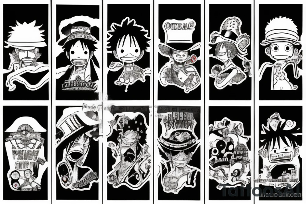 One piece Luffy tattoo idea