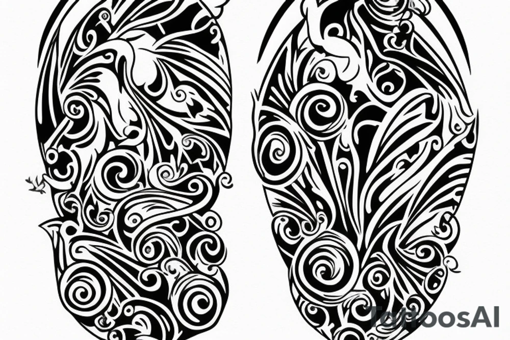 bottle of wine tattoo idea