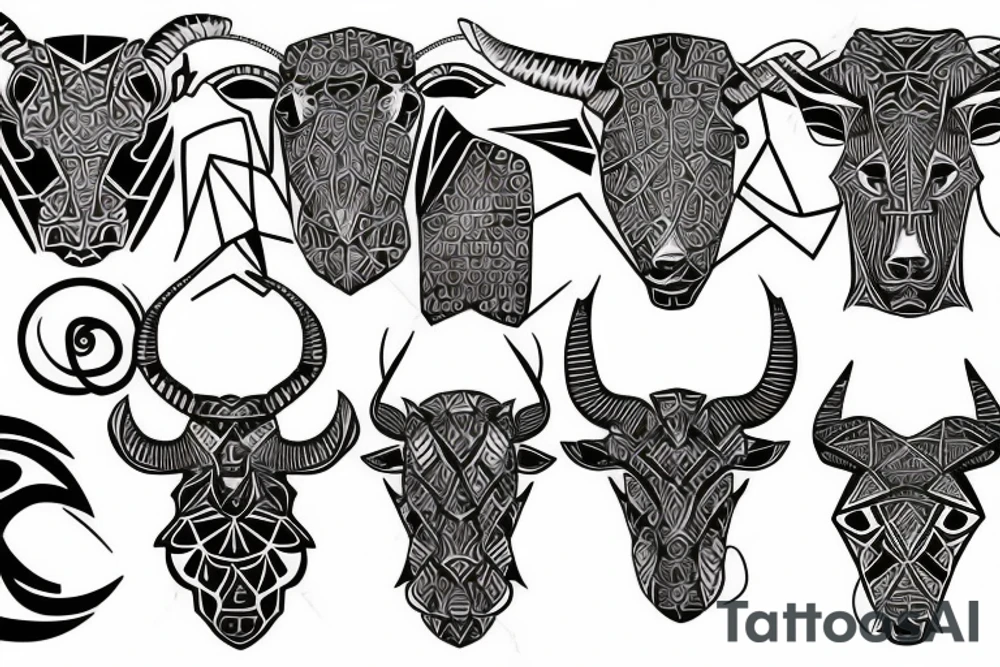 Taurus tattoo idea