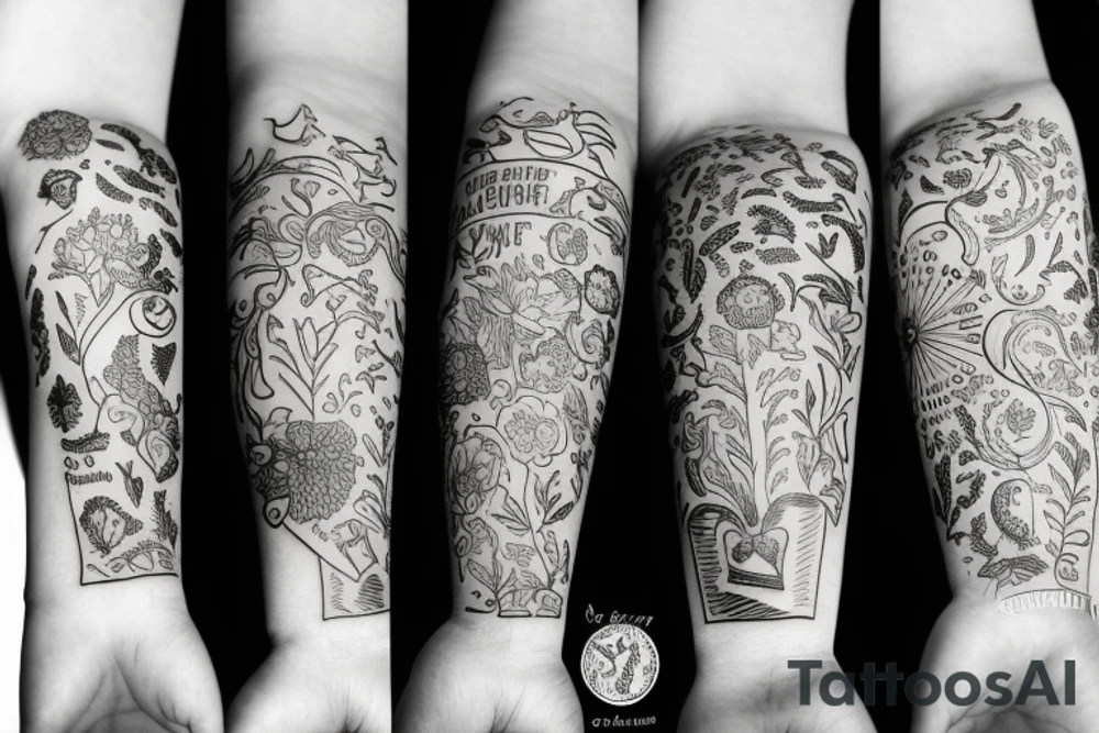 Vera Dauther’s name tattoo idea