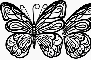 moth morphed in to a butterfly tattoo idea