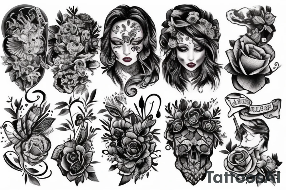 Дочери tattoo idea