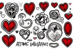 Близняшки из atomic heart tattoo idea