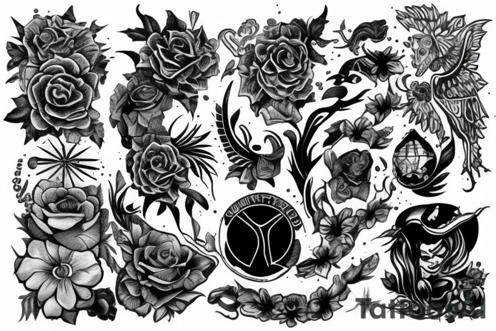 сигареты tattoo idea