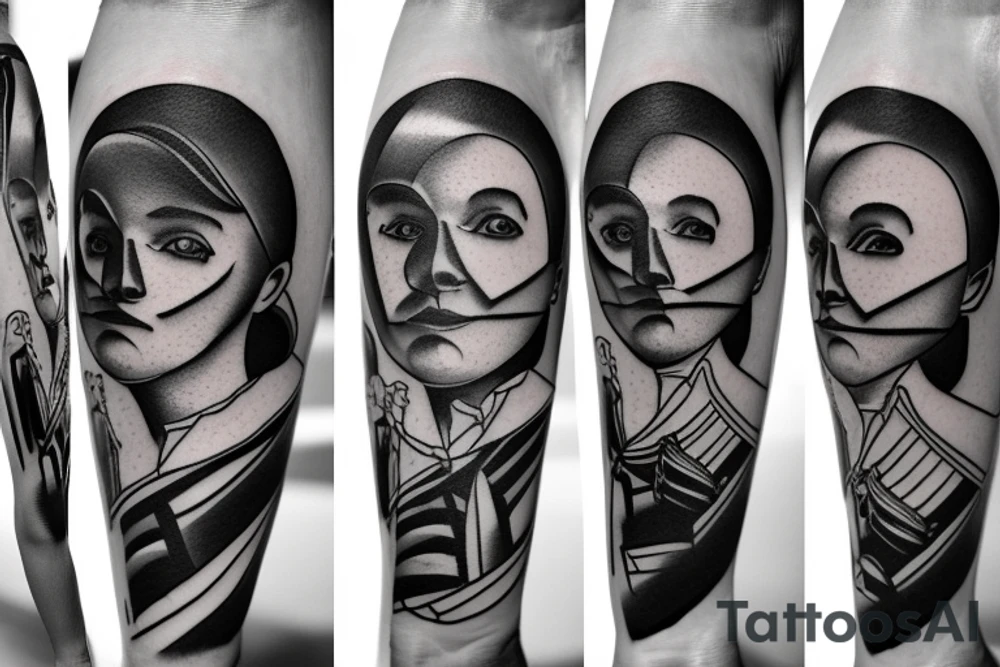 Tennis Player and real estate developer tattoo idea