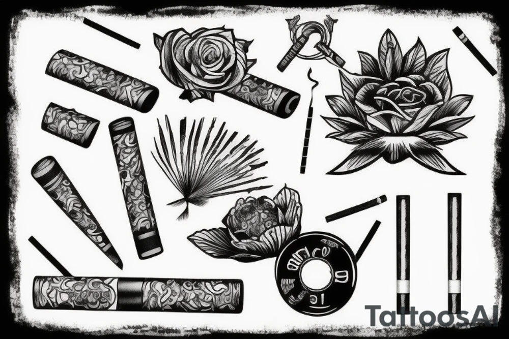 3 Cigarettes tattoo idea