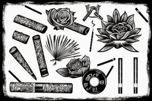 3 Cigarettes tattoo idea