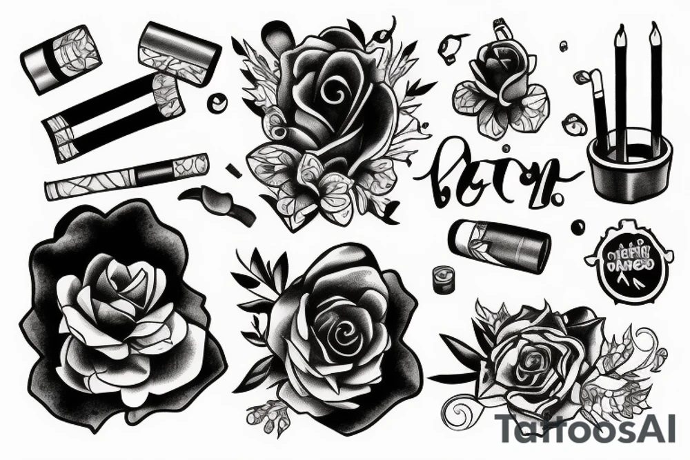 3 Cigarettes tattoo idea