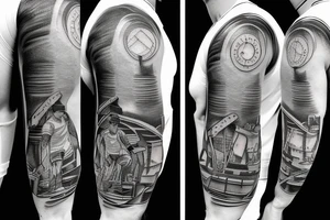 Tennis Player and real estate development tattoo idea