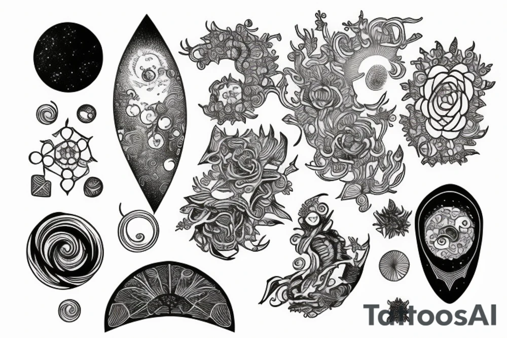 Universe tattoo idea