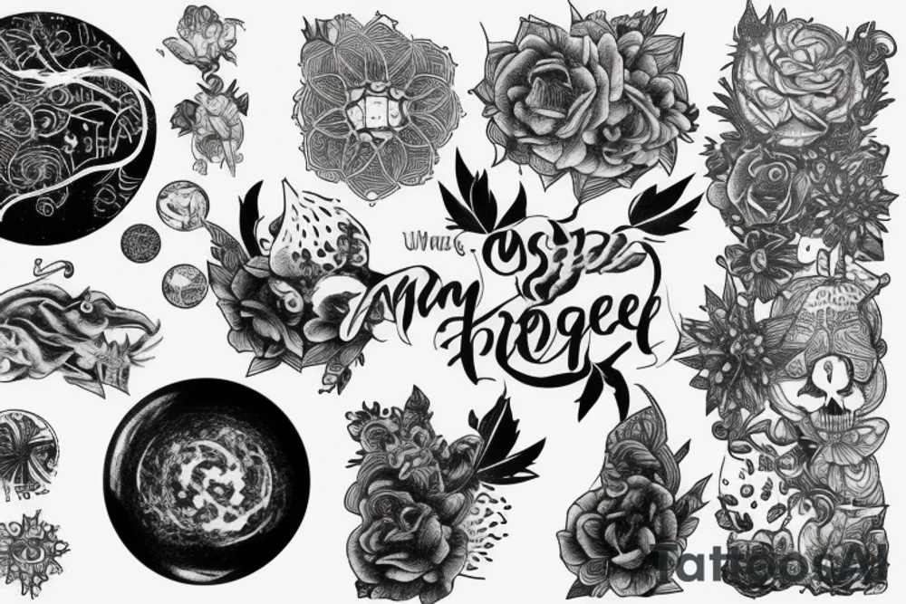 Universe tattoo idea