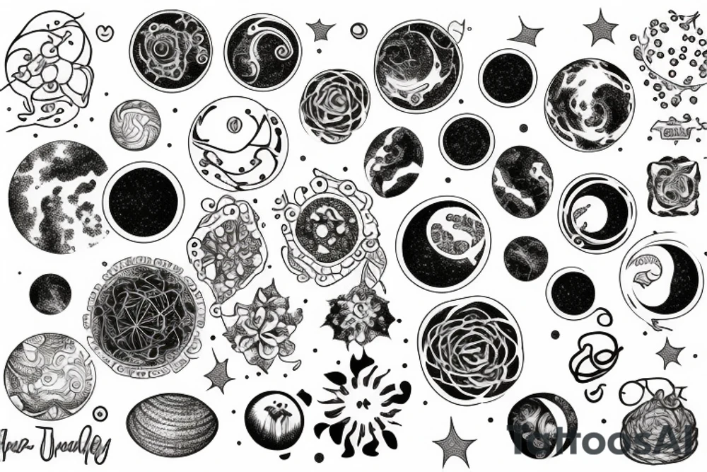 Universe tattoo idea