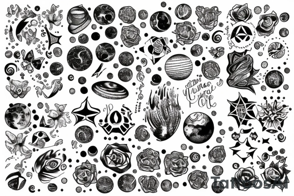 Universe tattoo idea