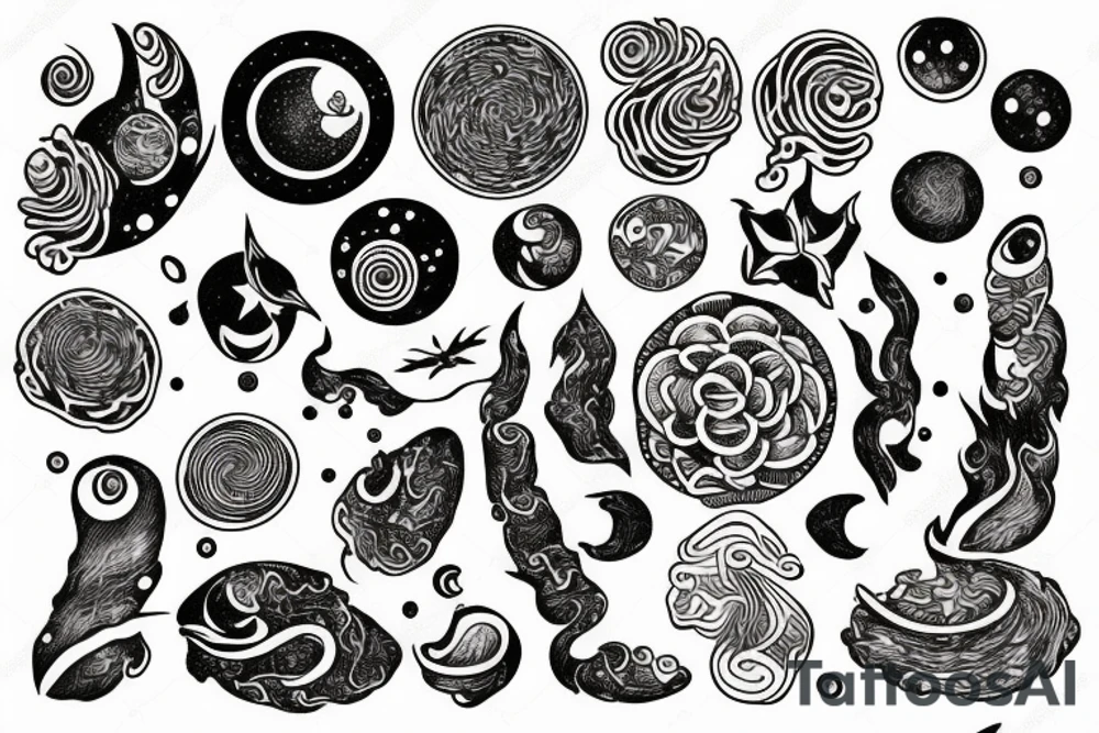 Universe tattoo idea