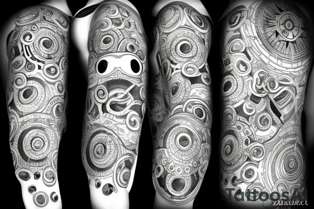 moto chain tattoo idea