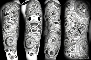 moto chain tattoo idea