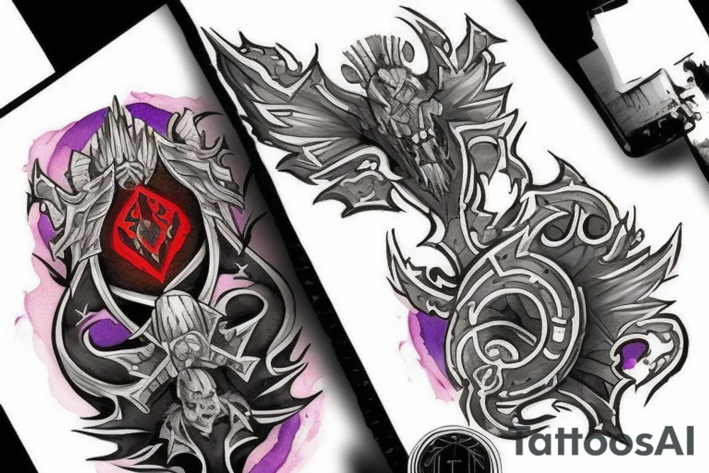 World of warcraft, horde crest and rogue tattoo idea