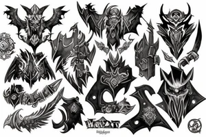 World of warcraft, horde crest and rogue tattoo idea