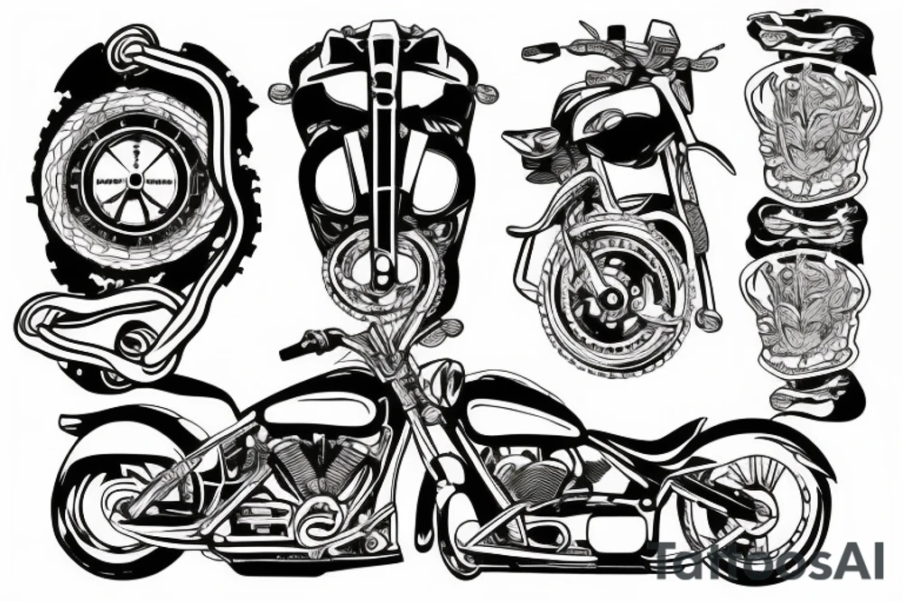 motorcycle chain link Motorcycle Chain tattoo idea