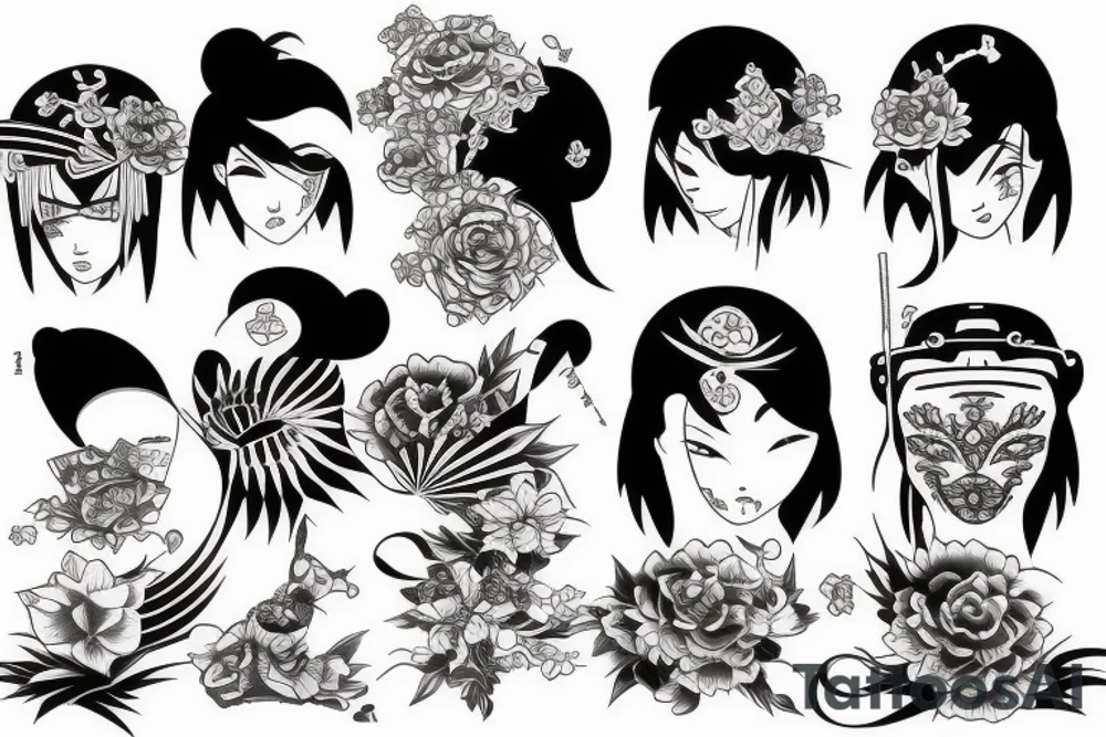 japanes style tattoo idea