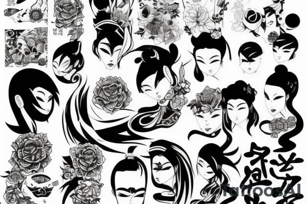 japanes style tattoo idea