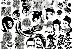 japanes style tattoo idea