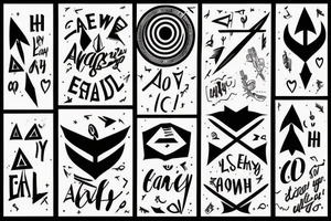 one arrow, with signs that mean life is not easy tattoo idea