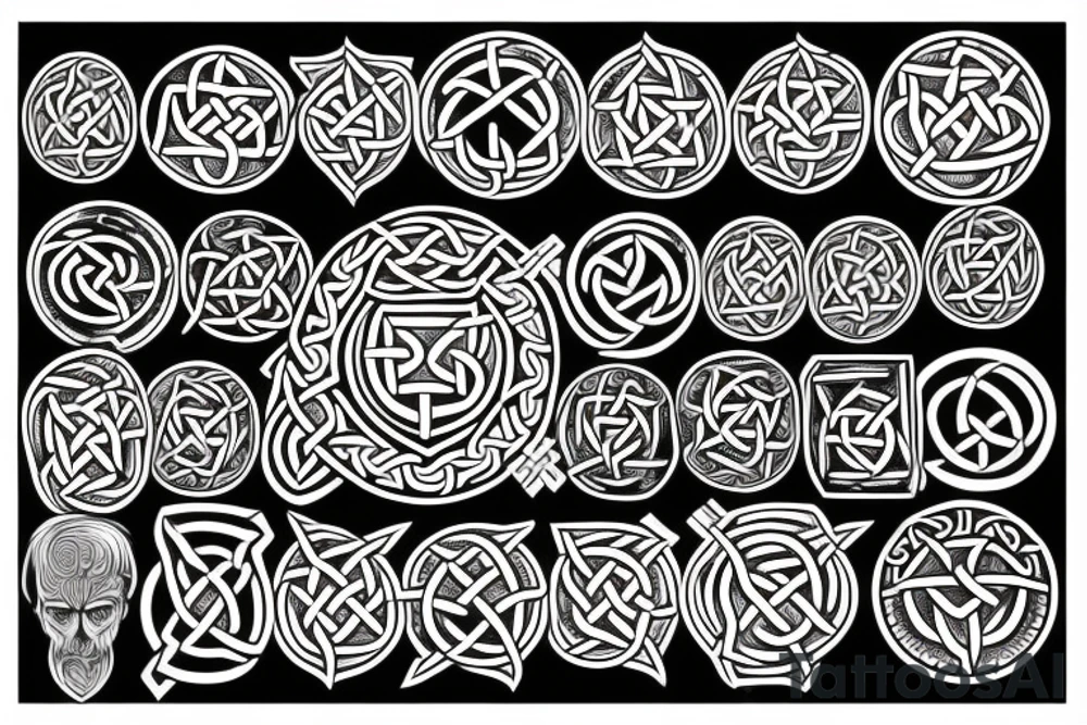 Vegvísir celtic vikings tattoo idea