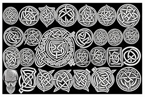 Vegvísir celtic vikings tattoo idea