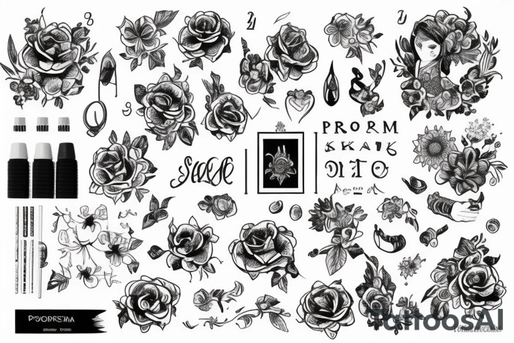 Змея и ромашка tattoo idea
