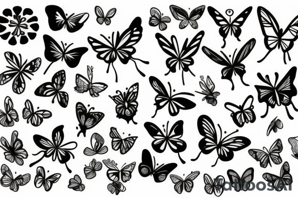 Flover or butterfly tattoo idea