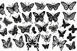Flover or butterfly tattoo idea
