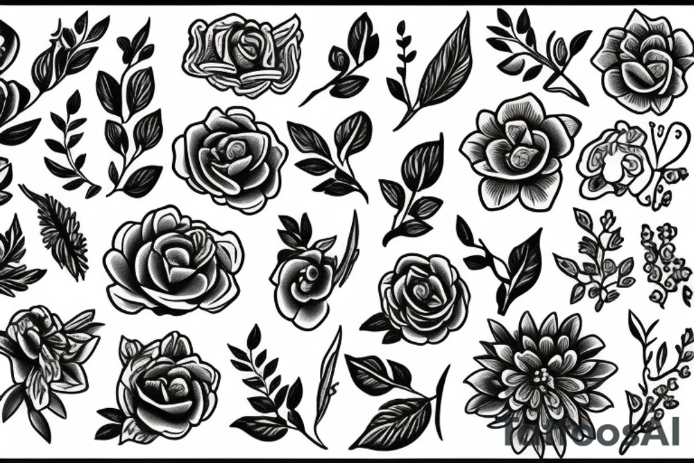 Flover tiny tattoo idea