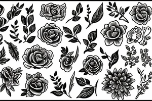 Flover tiny tattoo idea
